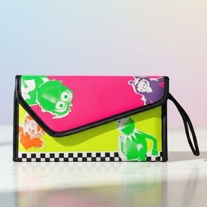 1989 Henson Associates Muppets Kermit Animal Envelope Box Clutch Purse